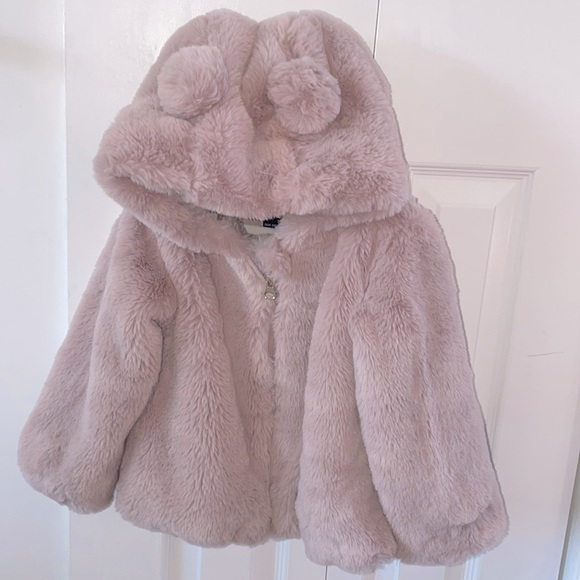 Toddler teddy bear fur coat - Picture 2 of 3
